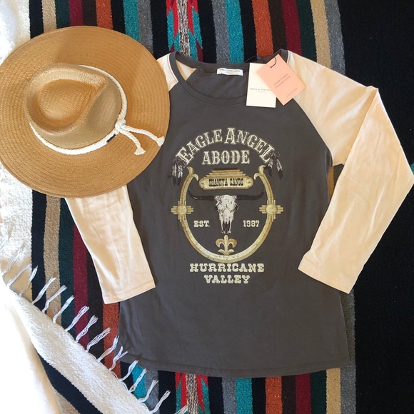 Spell & the Gypsy Collective EagleAngel Baseball T - Picture 1 of 7